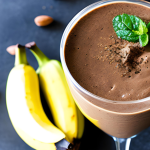 Chocolate nut butter smoothie